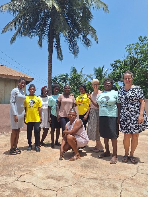 These are some of the ladies you support by stayng with us in Banko Ashanti, Ghana