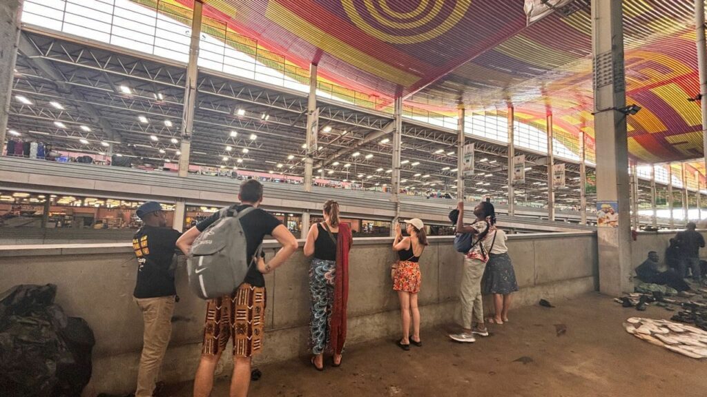 deel van Kejetia market in Kumasi