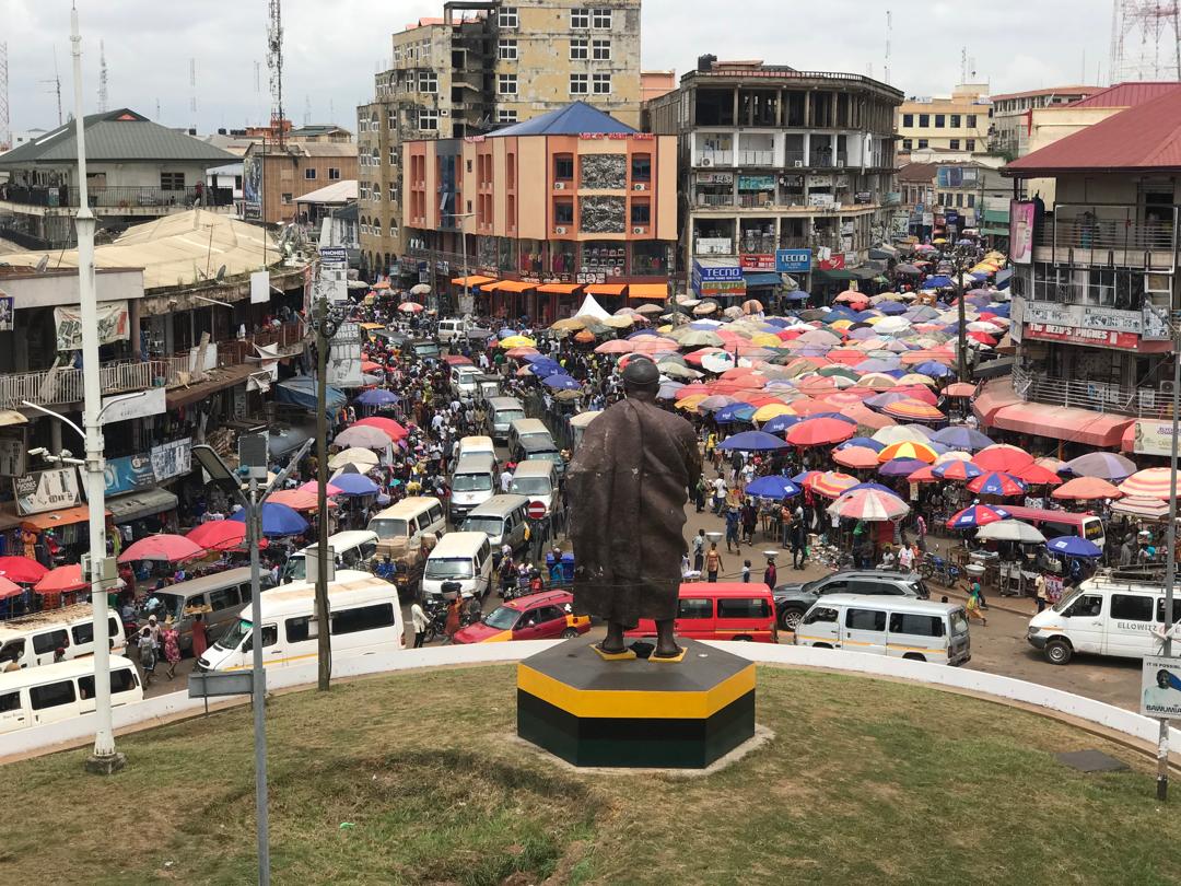 View from Kejetia market