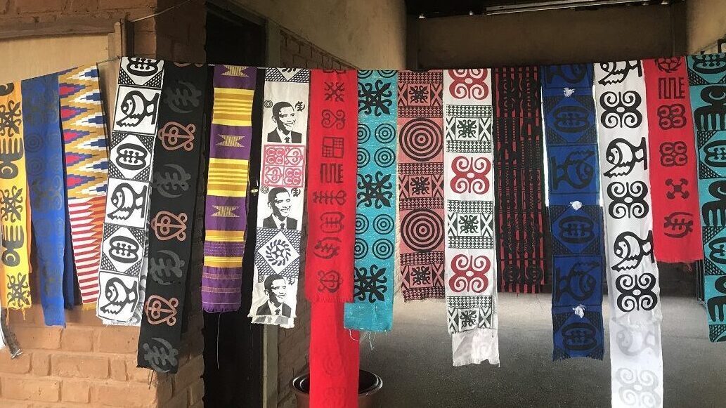 craft village Ntonso, You can stamp your own fabric