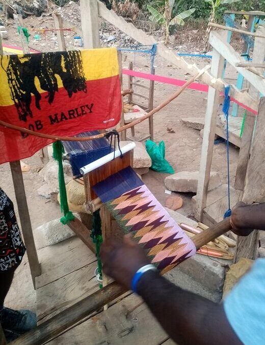 From kente weaving to chocolate in Odomankoma Cultural Village Ghana