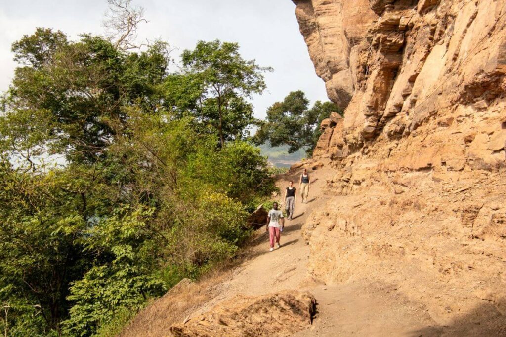 Hiking in the mountains in Kumasi area, a unique experience