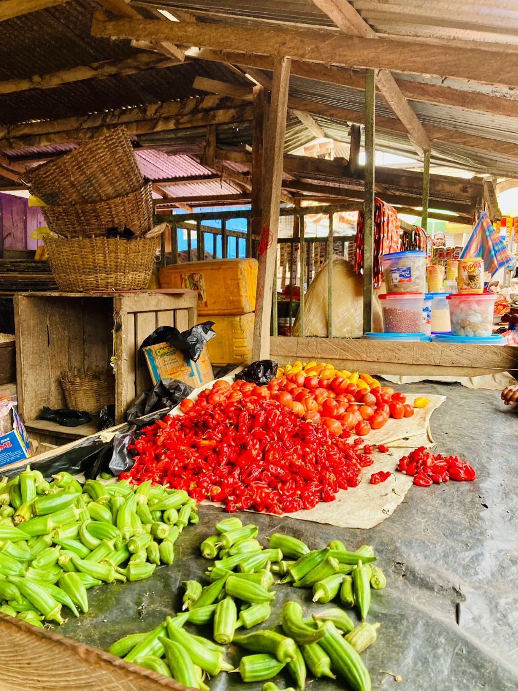 Effiduase Market in Ghana