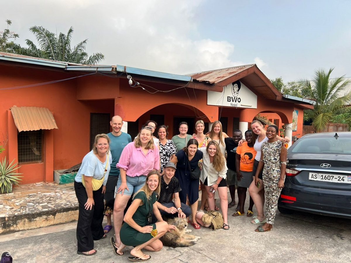 meet new people at BWO Hostel in Ashanti, Ghana