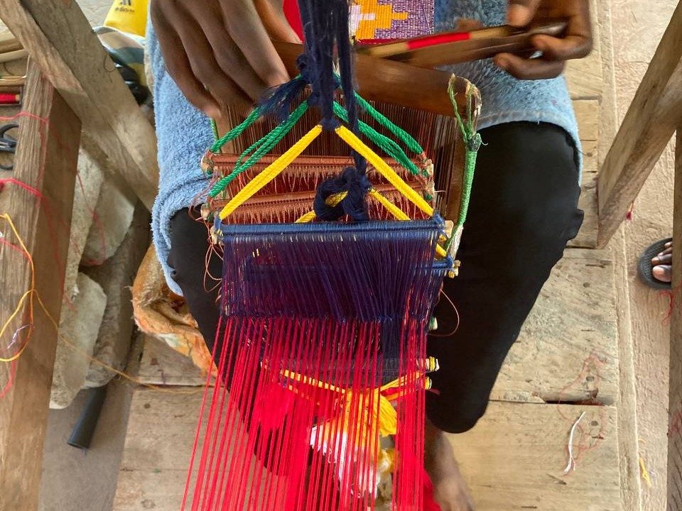 Kente weaving at Odomankoma