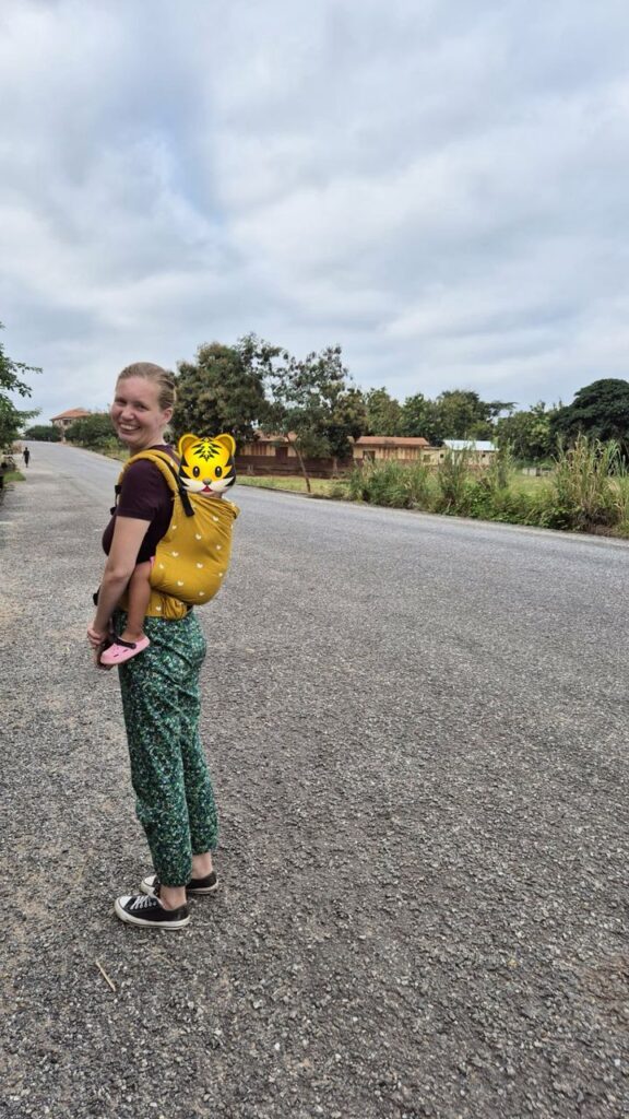 Jennifer visiting Banko and BWO Hostel