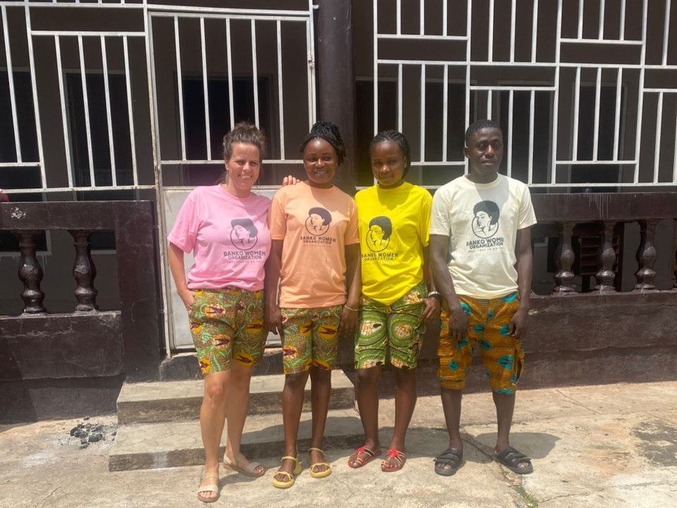 enjoy our lush garden while staying with us at our guesthouse in Ghana