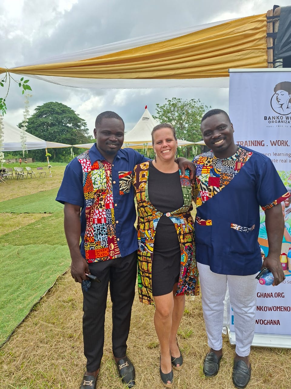 Patricia Zoer, mede oprichtster van BWO, een stichting in Ghana